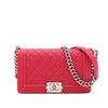 Chanel Old Medium Quilted Caviar Boy Flap Secondhand