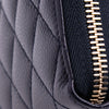 Chanel CC Quilted Caviar Zip Around Long Wallet Secondhand