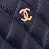 Chanel CC Quilted Caviar Zip Around Long Wallet Secondhand