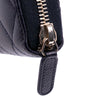 Chanel CC Quilted Caviar Zip Around Long Wallet Secondhand