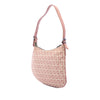 Fendi Zucchino Canvas Oyster Shoulder Bag Secondhand