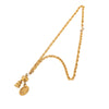Chanel CC Gold Plated Medallion and Pagoda Pendant Necklace Secondhand