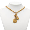 Chanel CC Gold Plated Medallion and Pagoda Pendant Necklace Secondhand