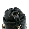 Chanel Micro Quilted Lambskin Drawstring Bucket Bag Secondhand