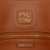Miu Miu Softy Calfskin Embossed Logo Shoulder Bag Secondhand