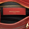 Balenciaga Mini Goatskin Motocross Classic Metallic Edge City Satchel Secondhand