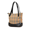 Secondhand Burberry Haymarket Check Canvas Handbag