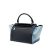 Celine Small Bicolor Leather Trapeze Satchel Secondhand