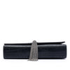Saint Laurent Medium Croc Embossed Leather Kate Tassel Crossbody Secondhand