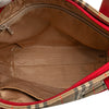 Burberry Haymarket Check Canvas Handbag Secondhand