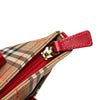 Burberry Haymarket Check Canvas Handbag Secondhand