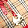 Burberry Haymarket Check Canvas Handbag Secondhand