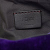 Fendi Mini Zucca Embossed Velvet Baguette Satchel Secondhand