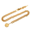 Chanel Gold Plated CC Medallion Chain Belt Secondhand