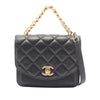 Chanel Mini Quilted Aged Calfskin and Caviar Chain Handle Flap Secondhand