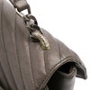 Saint Laurent Large Chevron Sheepskin Monogram College Bag Secondhand