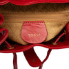 Gucci Patent Bamboo Drawstring Backpack Secondhand