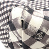 Chanel Small Canvas Printed CC Gingham Handbag Secondhand