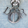 Dior Large Denim Cannage Acrylic Handles Lady Dior Secondhand