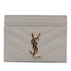 Saint Laurent Chevron Grain De Poudre Cassandre Card Holder Secondhand