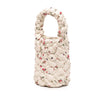 Bottega Veneta Small Floral Printed Leather Intrecciato Kalimero Bucket Bag Secondhand