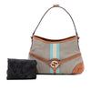 Gucci Canvas Web Reins Shoulder Bag Secondhand