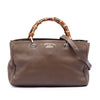 Gucci Medium Calfskin Bamboo Shopper Satchel Secondhand