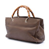 Gucci Medium Calfskin Bamboo Shopper Satchel Secondhand