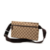 Gucci GG Canvas Double Pocket Belt Bag Secondhand