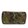 Prada Small Canvas Canapa Logo Camouflage Satchel Secondhand