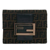 Fendi Zucchino Canvas Trifold Wallet Secondhand