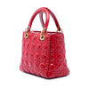 Dior Medium Crinkled Patent Cannage Supple Lady Dior Secondhand