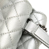 Secondhand Chanel Quilted Metallic Calfskin Pilot Essentials Double Sided Flap
