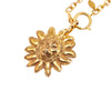 Secondhand Chanel Gold Plated Leo Lion Sun Medallion Necklace