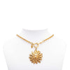 Secondhand Chanel Gold Plated Leo Lion Sun Medallion Necklace