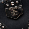 Prada City Calfskin Studded Elektra Turn Lock Clutch Secondhand