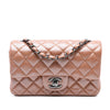 Chanel Mini Rectangular Classic Metallic Caviar Single Flap Secondhand