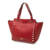 Valentino Mini Grained Calfskin Rockstud Trapeze Satchel Secondhand