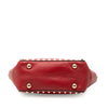 Valentino Mini Grained Calfskin Rockstud Trapeze Satchel Secondhand