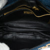 Miu Miu Denim Grommet and Crystal Embellished Biker Crossbody Secondhand