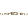 Gucci Sterling Silver Oval Plate Pendant Necklace Secondhand