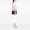 Prada Small Canvas Canapa Logo Stripes Tote Secondhand