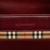 Burberry House Check Canvas Trimmed Leather Handbag Secondhand