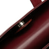 Burberry House Check Canvas Trimmed Leather Handbag Secondhand