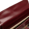 Burberry House Check Canvas Trimmed Leather Handbag Secondhand