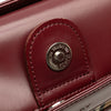 Burberry House Check Canvas Trimmed Leather Handbag Secondhand