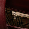 Burberry House Check Canvas Trimmed Leather Handbag Secondhand
