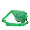 Gucci Bicolor GG Embossed Perforated Calfskin Belt Bag Secondhand