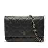 Chanel CC Quilted Caviar Wallet on Chain Secondhand