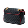 Gucci Medium GG Marmont Matelasse Diagonal Leather Torchon Shoulder Bag Secondhand